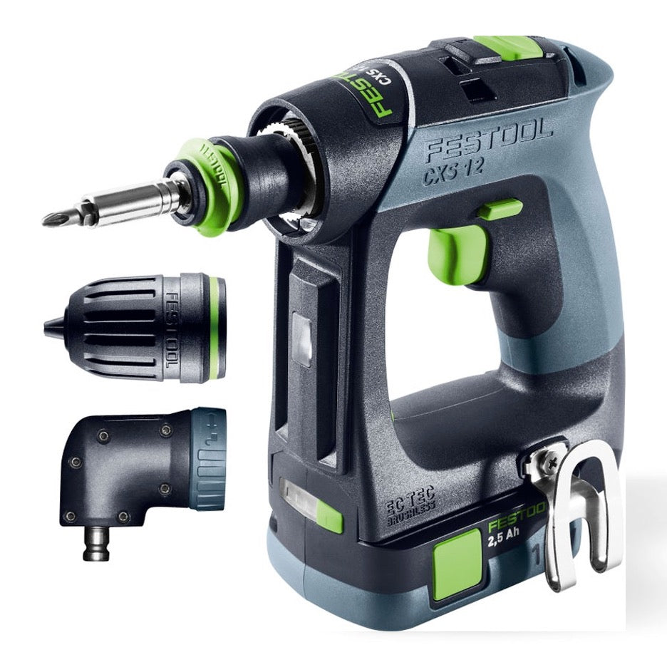 Festool Cordless Drill Set 576869 with included chucks