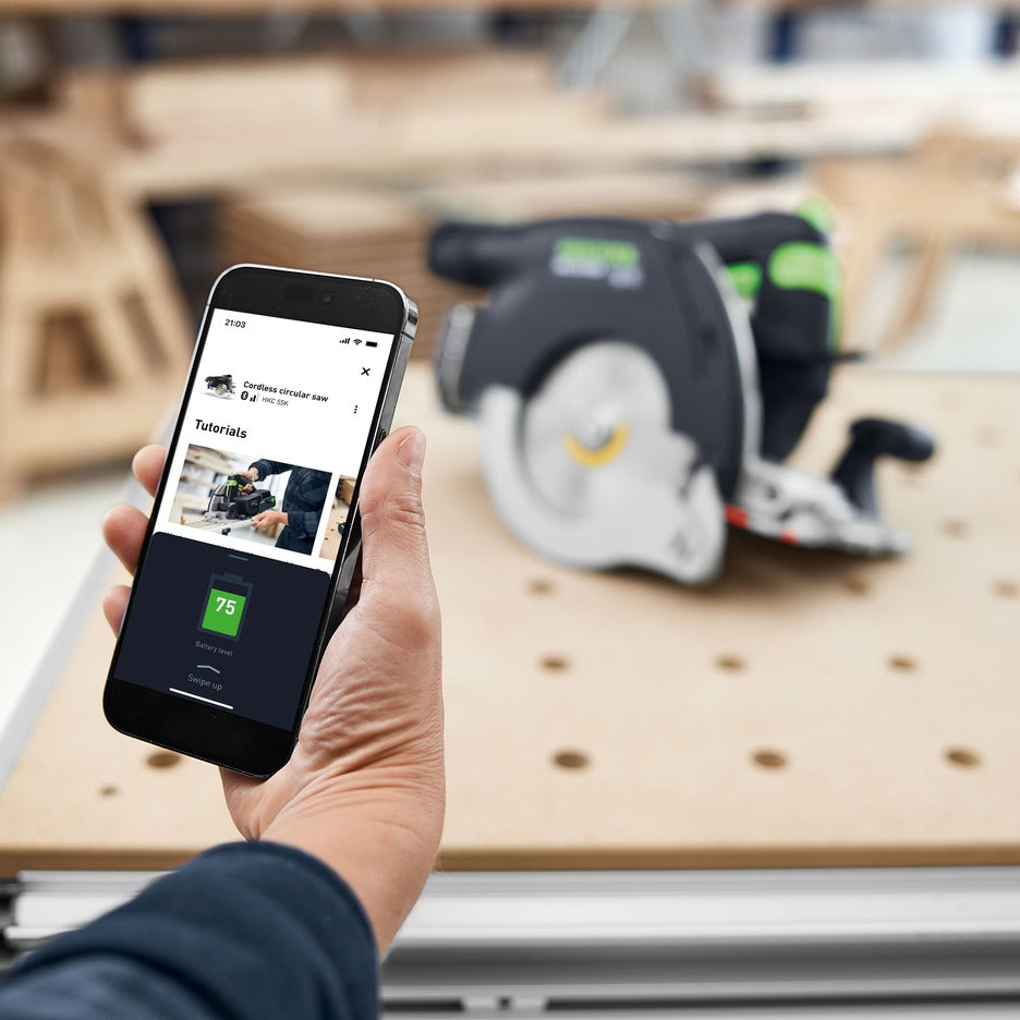 Festool Cordless Carpentry Circular Saw HKC 55 KEB-F-Basic  578303