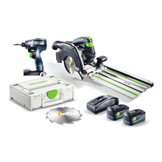 Festool Cordless Impact Driver and Carpentry Track Saw Combo 577119