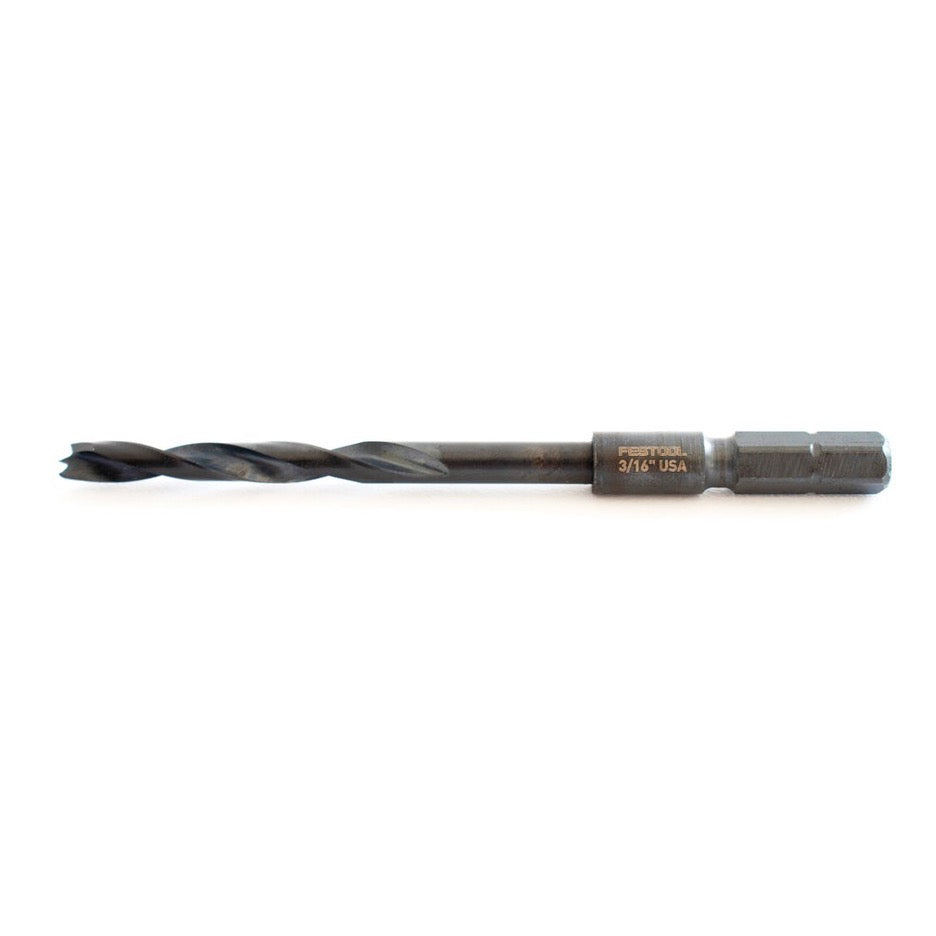 Festool Imperial Brad Point Drill Bit with Centrotec Shank CE/W 3/16 inch 577477