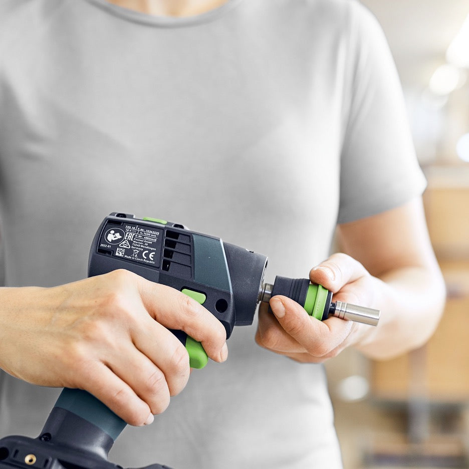 Festool TXS 18 Cordless Drill Basic 576901 installing Centrotec Chuck with FastFix interface