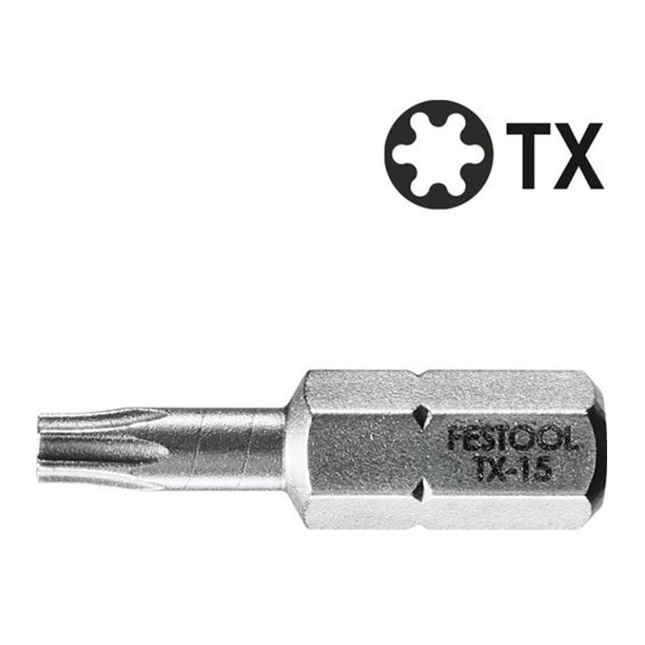 Festool Torx TX-15 screwdriver bit 