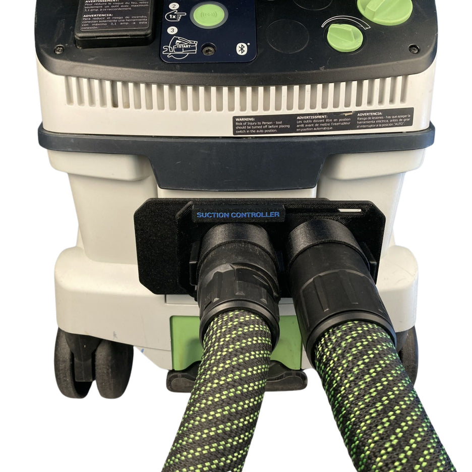 Flair Woodworks & Design Direct-Mount Infinitely Adjustable 2-Port Suction Controller, Anti-Static CT-SWITCHER-D 100/0 split