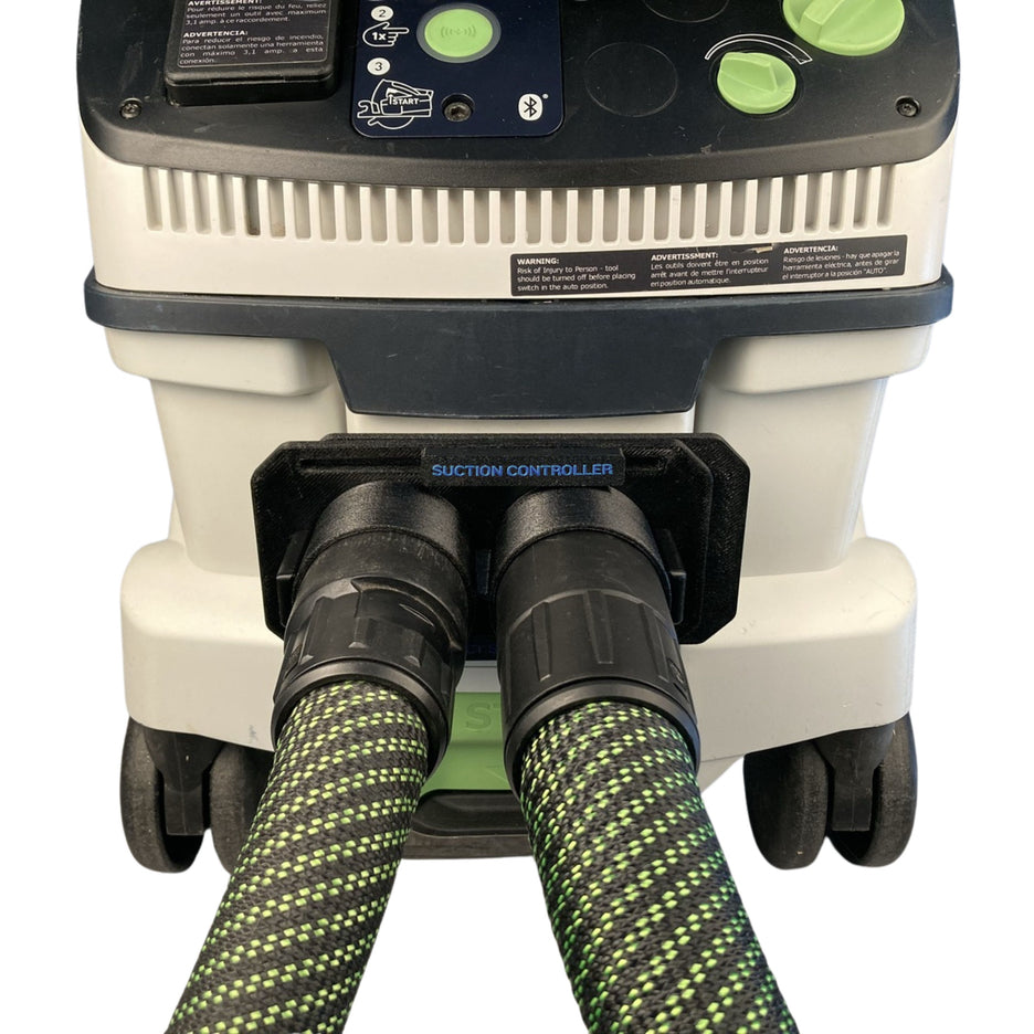 Flair Woodworks & Design Direct-Mount Infinitely Adjustable 2-Port Suction Controller, Anti-Static CT-SWITCHER-D 30/70 split