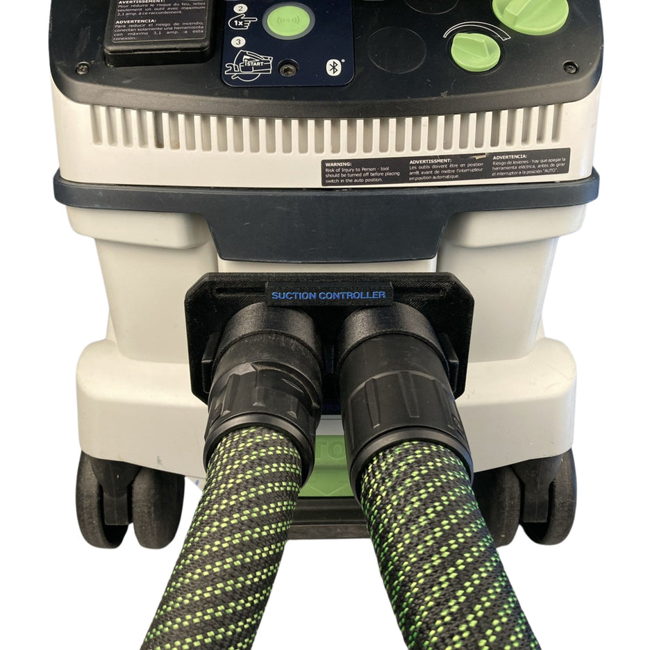 Flair Woodworks & Design Direct-Mount Infinitely Adjustable 2-Port Suction Controller, Anti-Static CT-SWITCHER-D 50/50 split