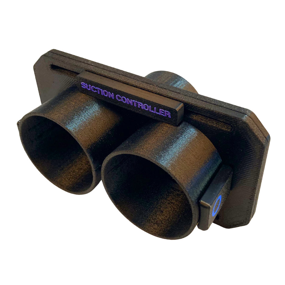 Flair Woodworks & Design Direct-Mount Infinitely Adjustable 2-Port Suction Controller, Anti-Static CT-SWITCHER-D
