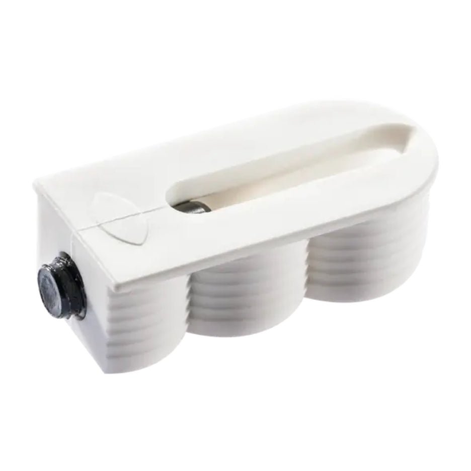 Lamello Cabineo 8 M6 500 pcs WhiteRal 9021 yellow screw 186310