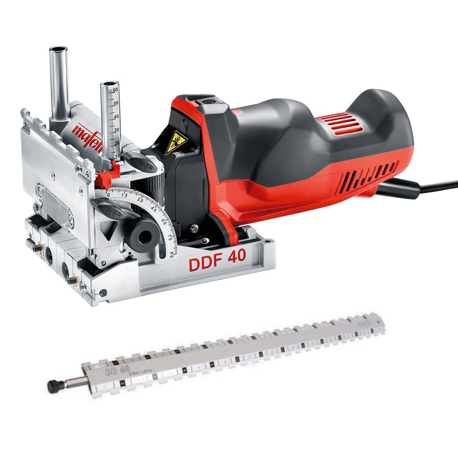 Mafell Duo Dowel Joiner 120V DDF 40 918623 with Dowel Drilling Template Set