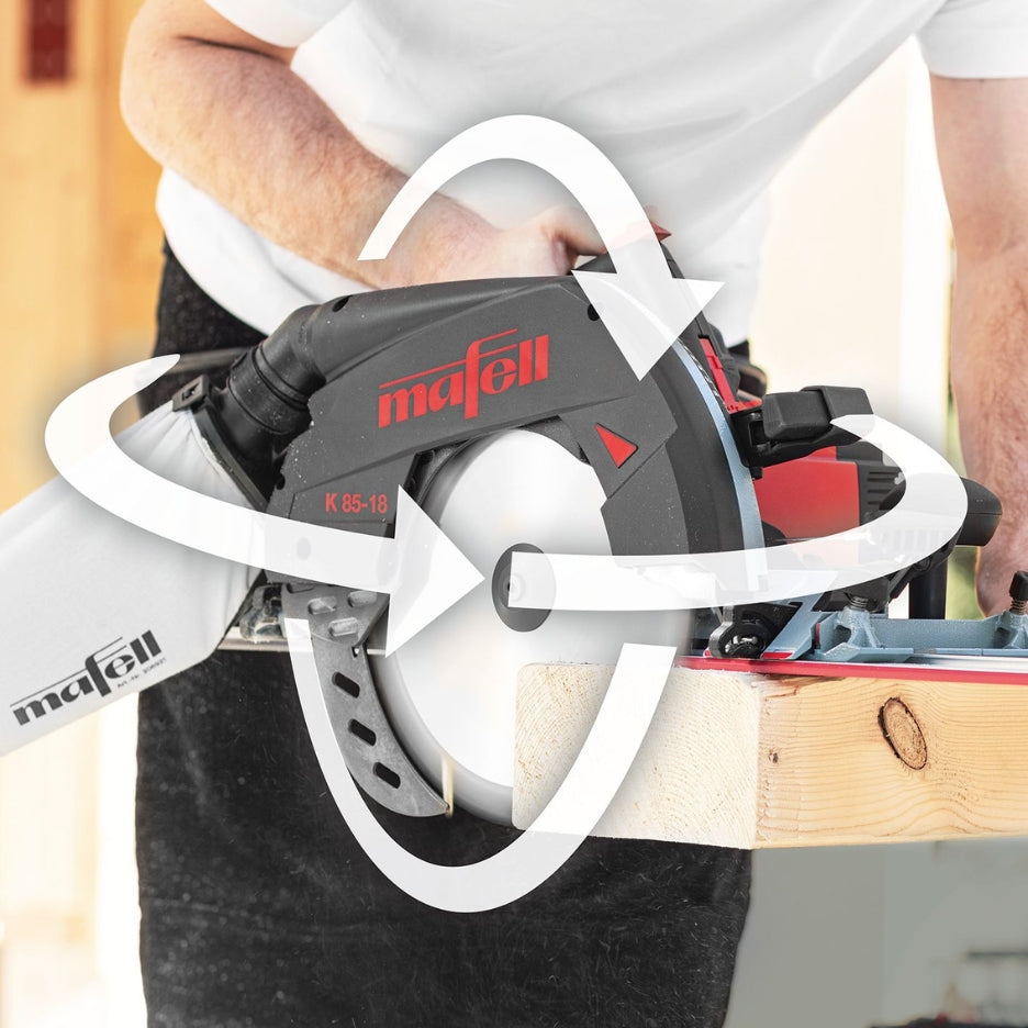With the MAFELL ErgoBalanceConcept, our portable circular saws are optimized for all types of work. This not only enables precise work, but also optimum ergonomic guidance.