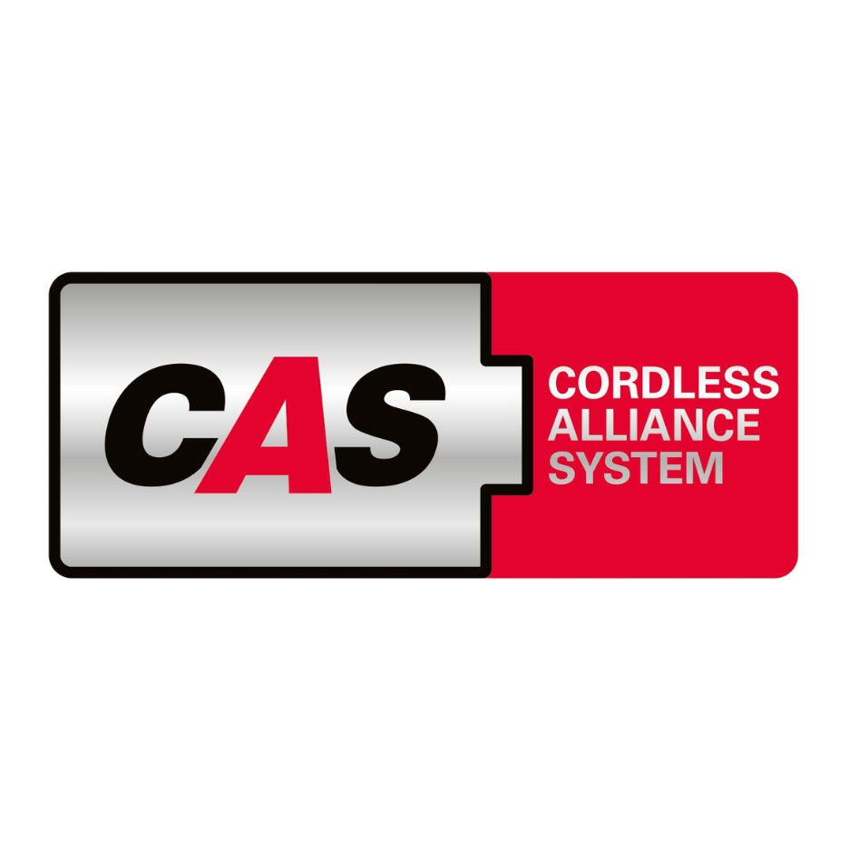 This product is part of the Cordless Alliance System. CAS means: One battery, many solutions. 100% compatibility of machines, battery packs and chargers!
