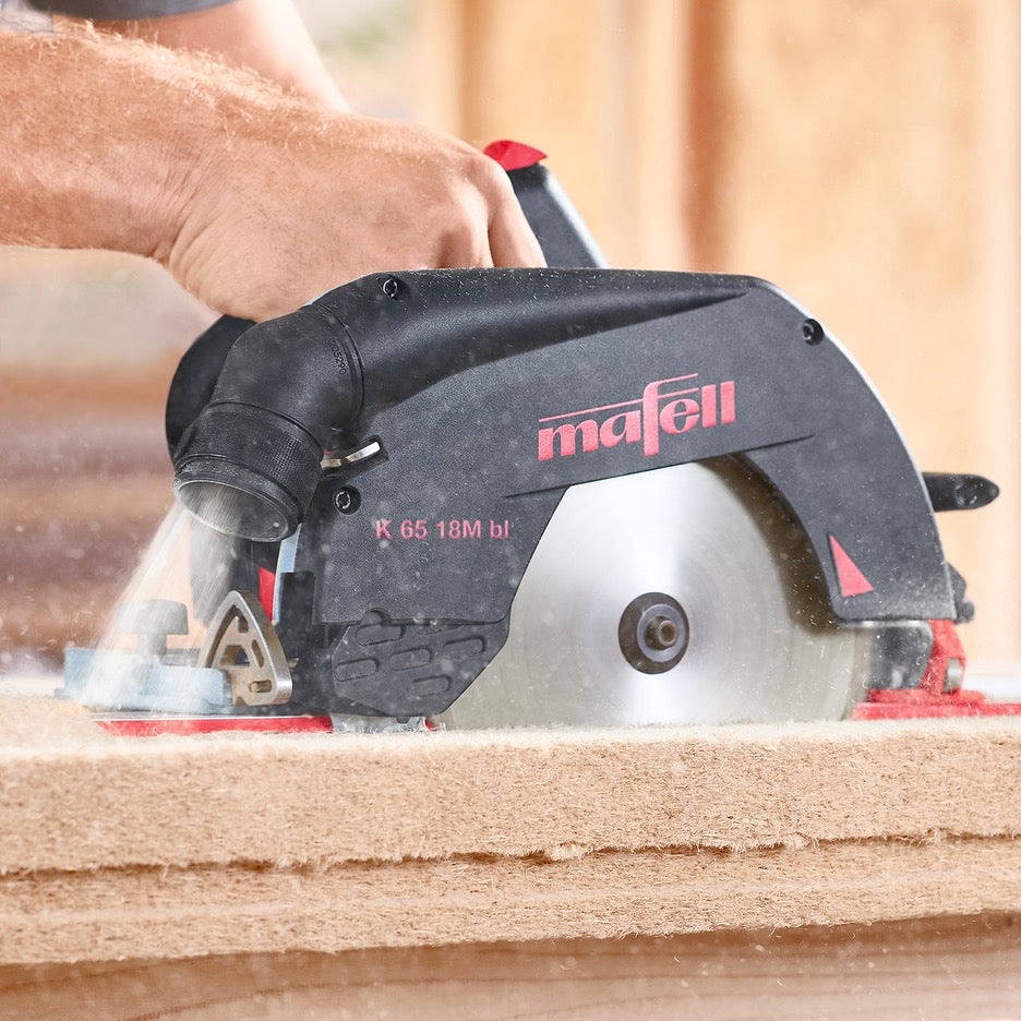Mafell Cordless Plunge Cut Circular Saw K 65 18M bl 91B723 chip ejection