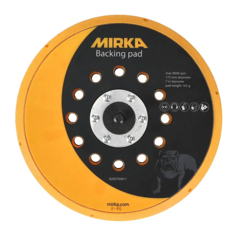 Mirka Backup Pad 7 Inch Grip M9 37H Medium 8292703011