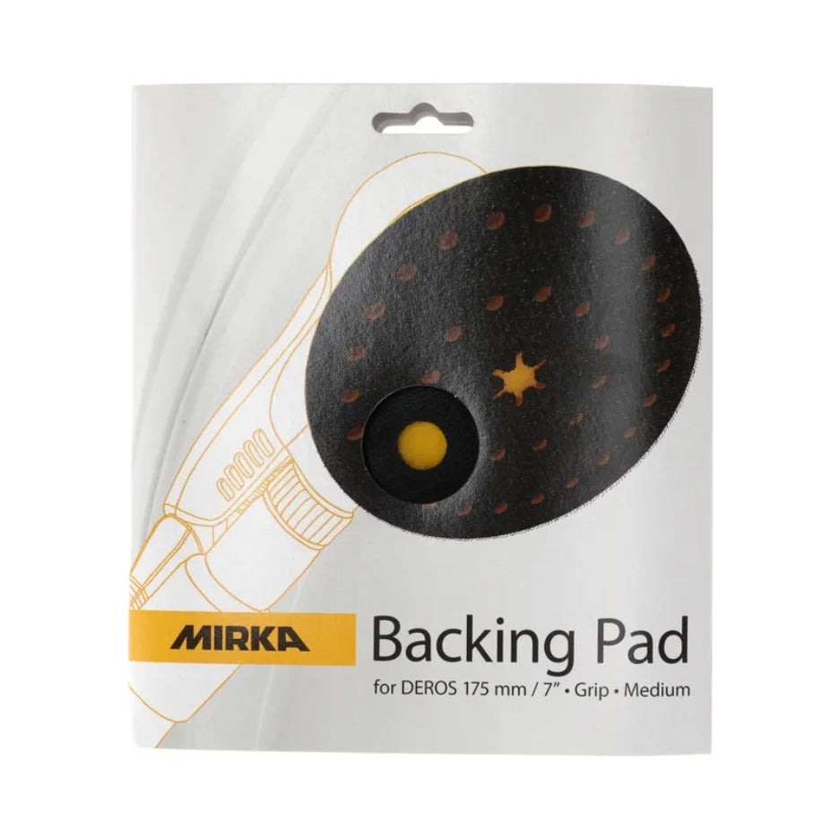 Mirka Backup Pad 7 Inch Grip M9 37H Medium 8292703011