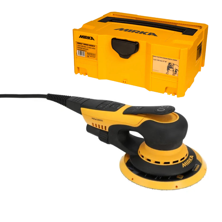 Mirka DEROS II 6 Inch Random Orbital Sander with 5mm Stroke in Systainer 650X MID65040CAUS