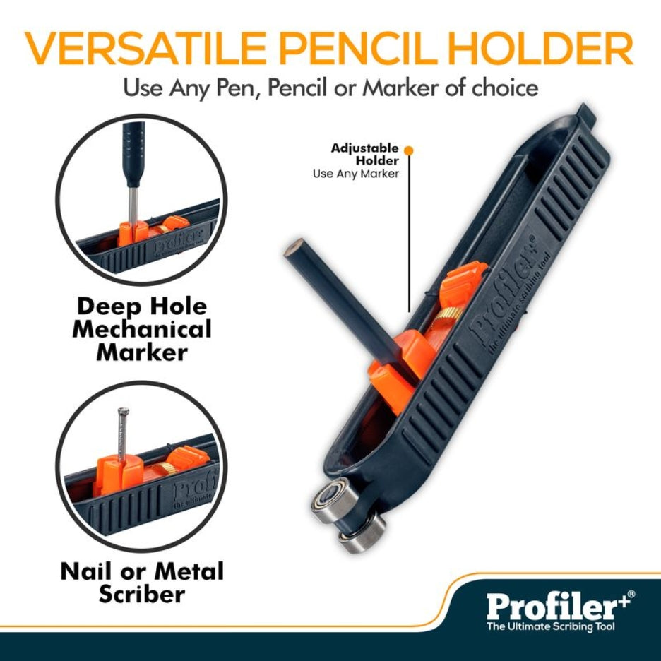 Pica/Profiler+ features: versatile pencil holder