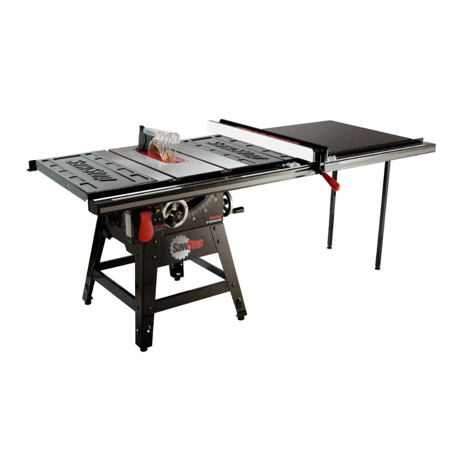 SawStop Contractor Saw 10 Inch with Steel Base CNS175 52 inch T-Glide