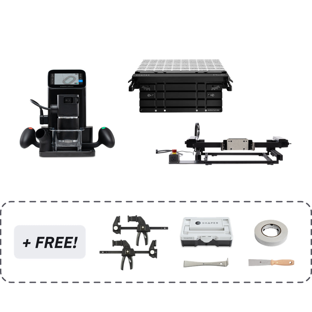 Shaper Tools Origin + Workstation + BenchPilot Bundle holiday deal