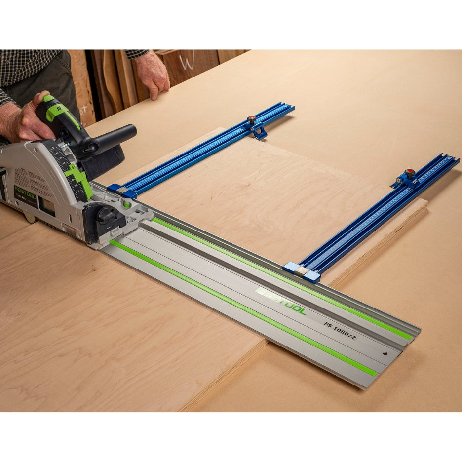 TSO Products Parallel Guide System Gen 2 on Festool guide rail 