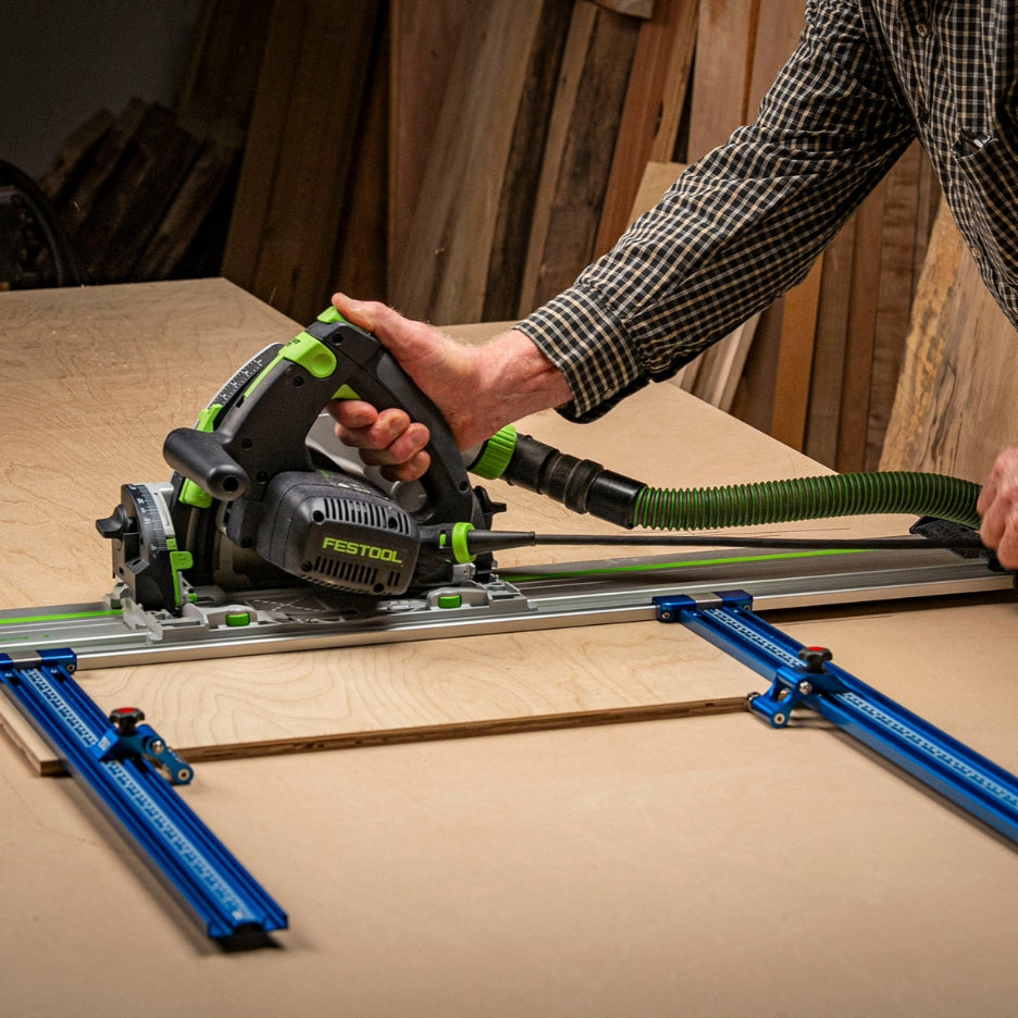 TSO Products Parallel Guide System Gen 2 on Festool guide rail 