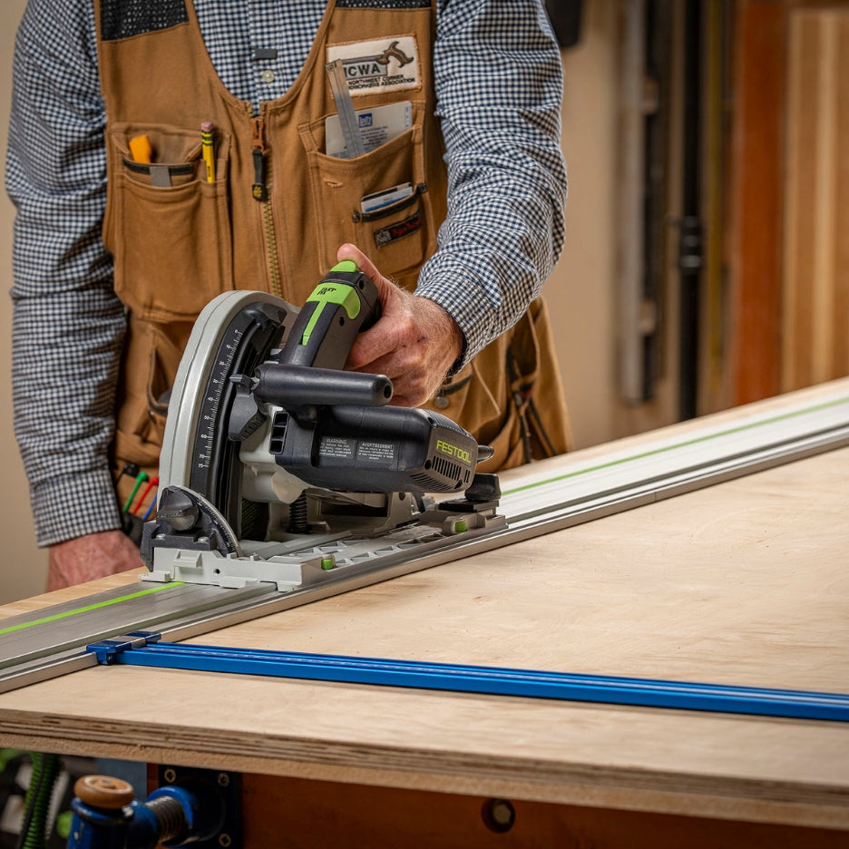 TSO Products Parallel Guide System Gen 2 on Festool guide rail 