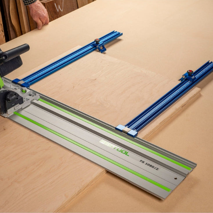 TSO Products Parallel Guide System Gen 2 on Festool guide rail 
