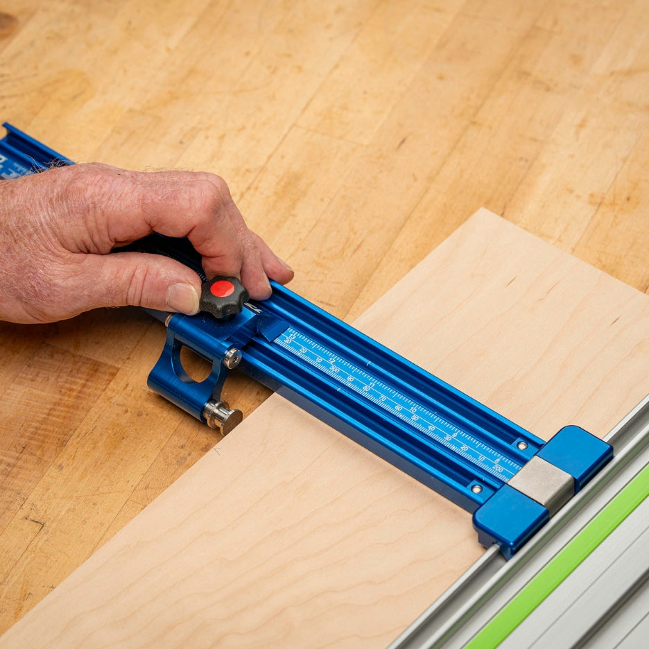 Hand adjusting Flip Stop on TSO Products Parallel Guide System Gen 2 