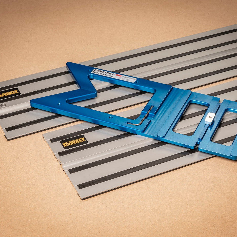 TSO Products Parallel Edge Guide Rail Square for DeWalt GRS-16 PE D 61-511 with tracks