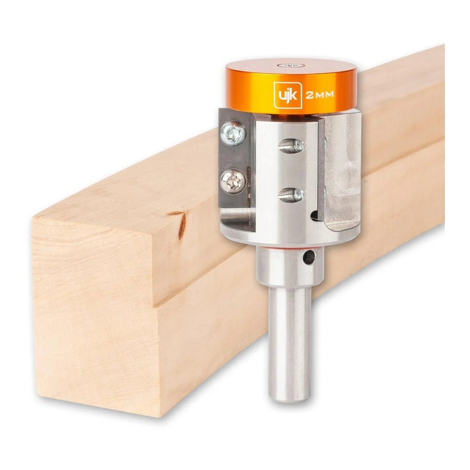 UJK Tools 3-Flute Metric Multi-Rabbetting Router Bit with 1/2 Inch Sha