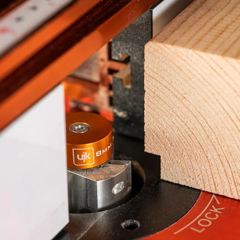 UJK Tools 3-Flute Metric Multi-Rabbetting Router Bit with 1/2 Inch Shank