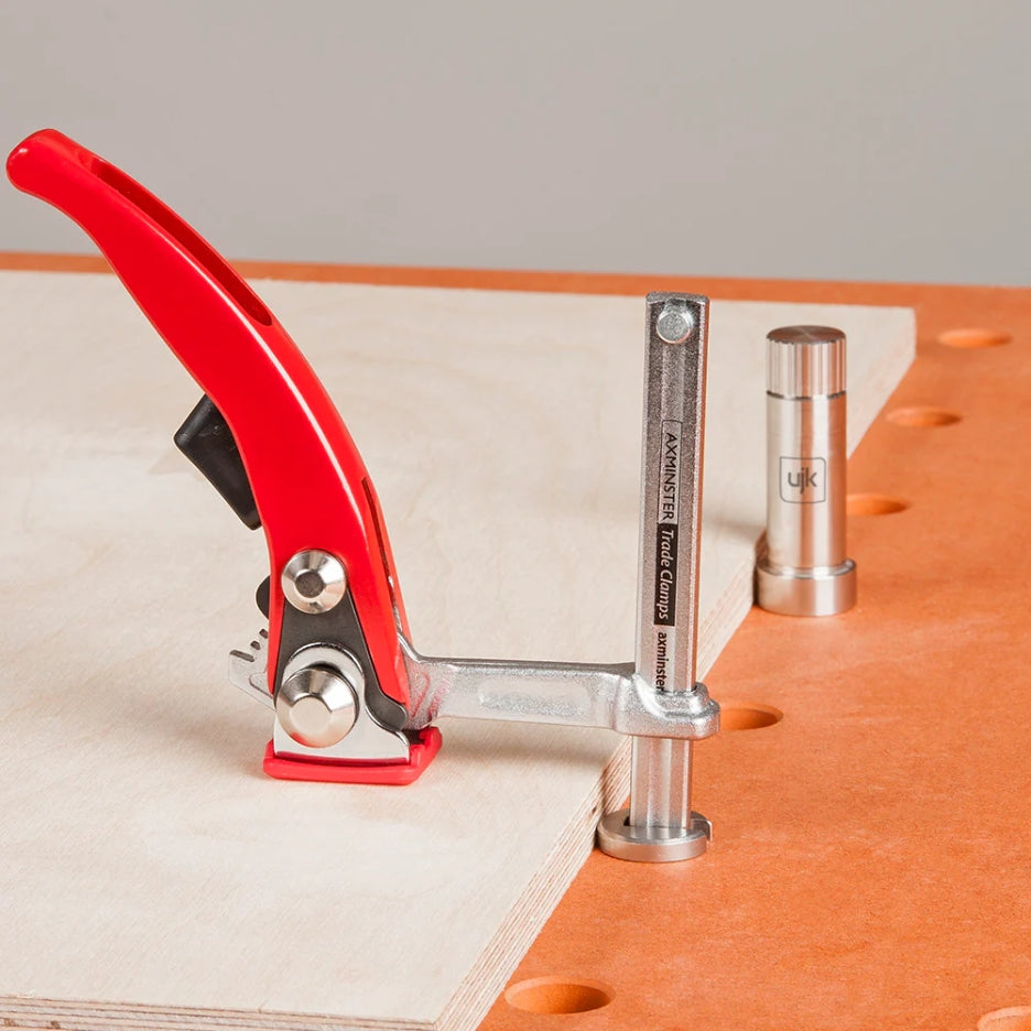 Clamp on a UJK Tools HDF Valchromat Top for Parf Dogs 