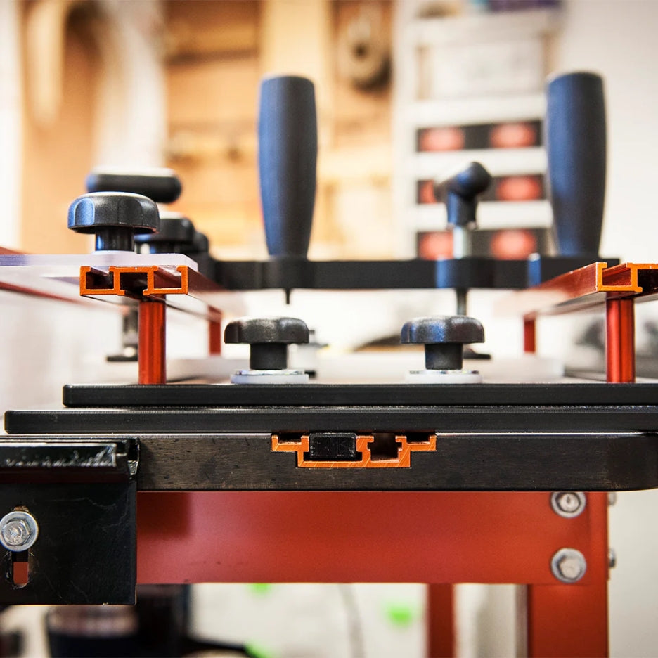 Close-up of UJK Tools Professional Coping Sled