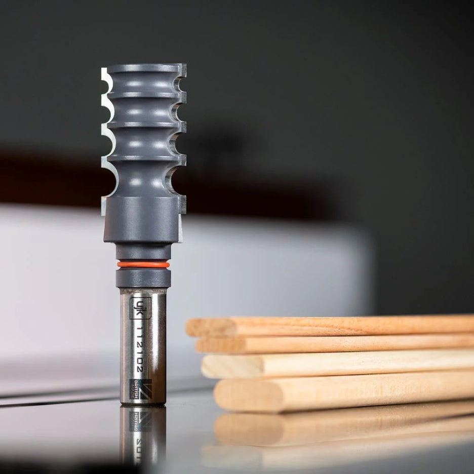UJK Tools Router Bit for 4/5/6/8mm Loose Tenons with 1/2 Inch Shank 
