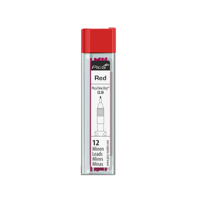 Pica HB Fine Dry Refill Set for Fine Dry Pencil 7031 RED