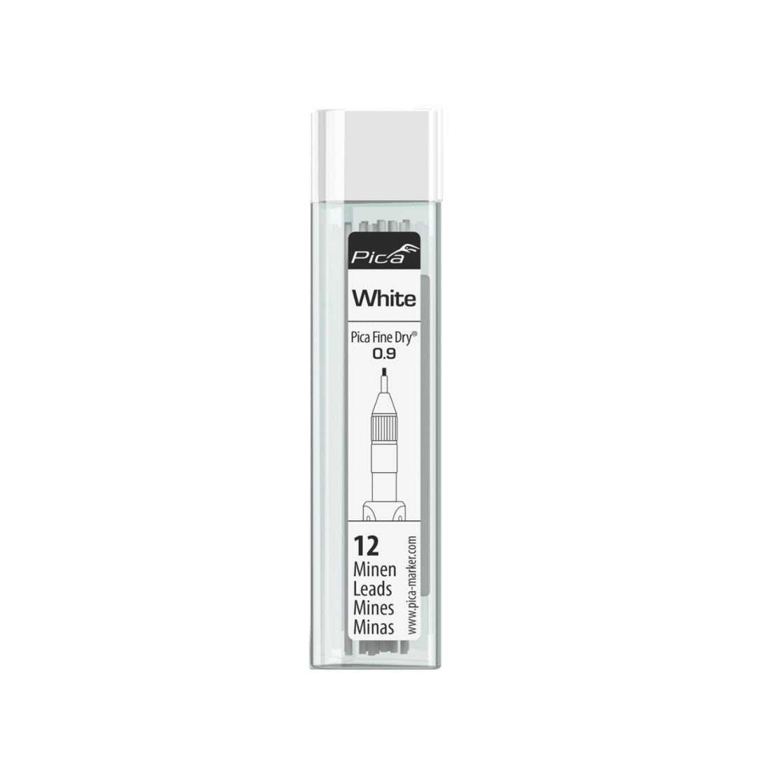 Pica HB Fine Dry Refill Set for Fine Dry Pencil 7032 White