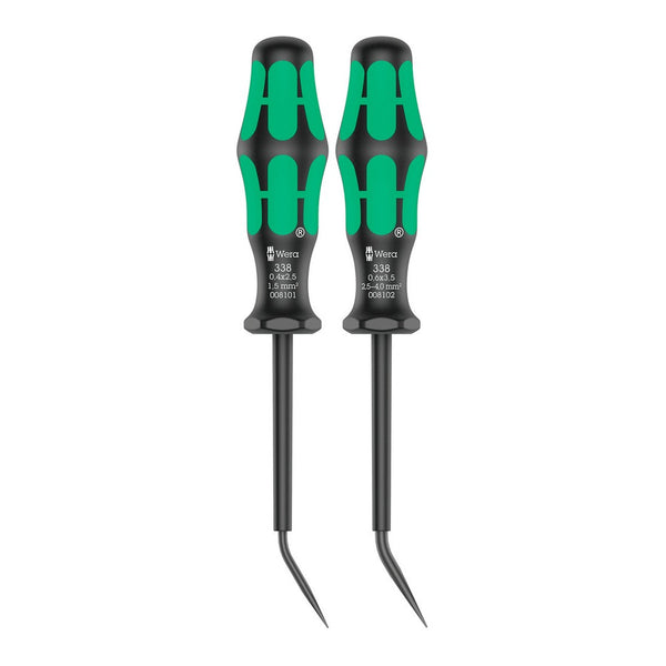 Wera 008100 338/2 Set of 2 Actuation Tools For Terminal Blocks / Spring  Cages