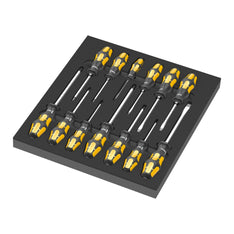 Wera Tools 13-Piece Chiseldriver Screwdriver Set with Foam Insert 9714