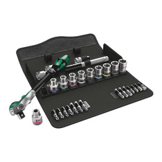 Wera Tools Imperial 1/2 inch Zyklop Speed Ratchet Set 8100 SC 9 05004079001