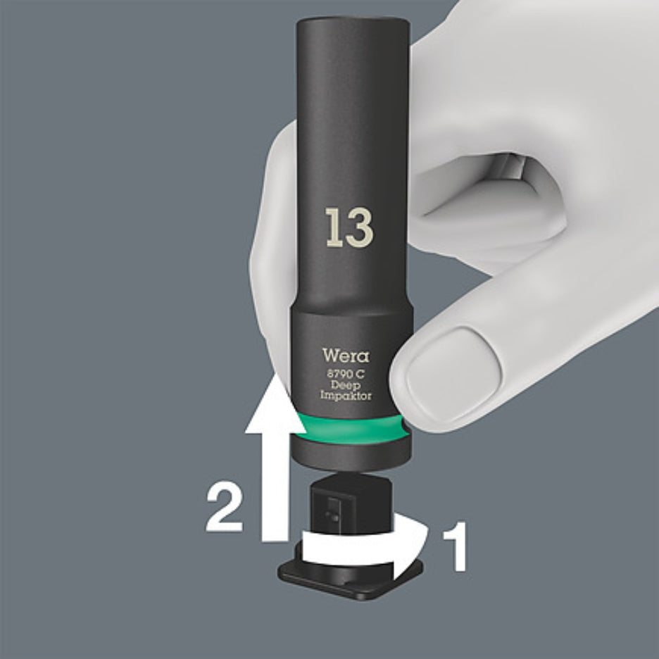 Wera Tools Impaktor 1 2 Inch Deep Impact Socket Set 05004841001