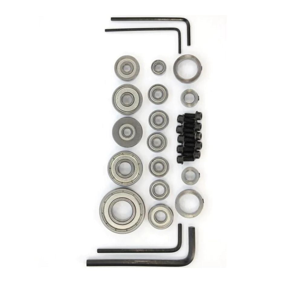 Whiteside Bearing Accessory Kit - 30 Pieces including Bearings, Lock Collars and Screws.