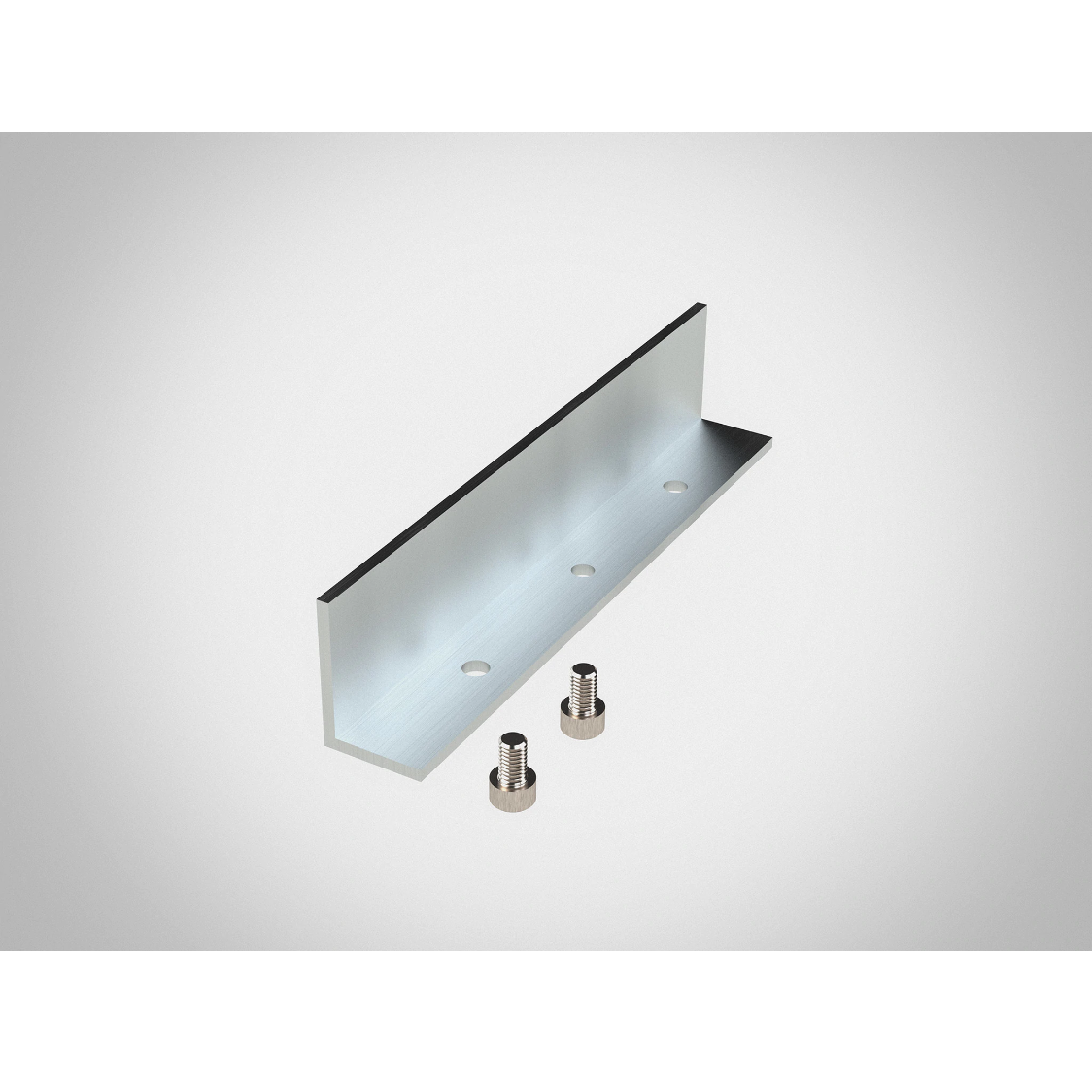 The Short Angle Accessory has 2 stainless steel socket head screws for mounting to a Guide Rail Square or Precision Triangle.