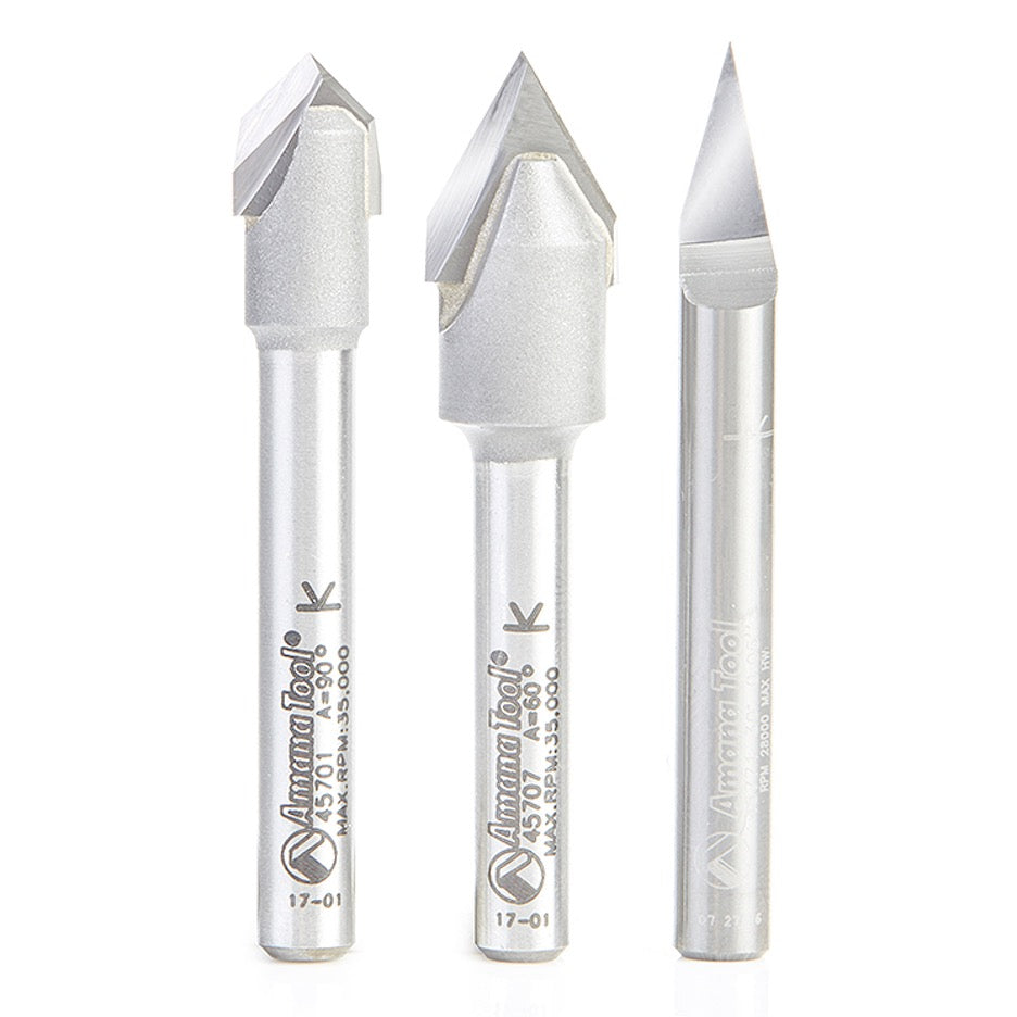 V cut router bit deals