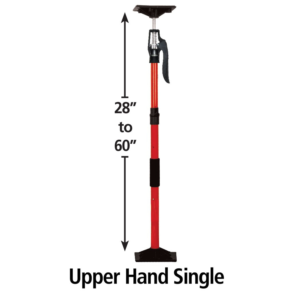 The 3rd Hand Upper Hand adjusts from 28 to 60" high. A top-mounted handle allows fine height adjustments.