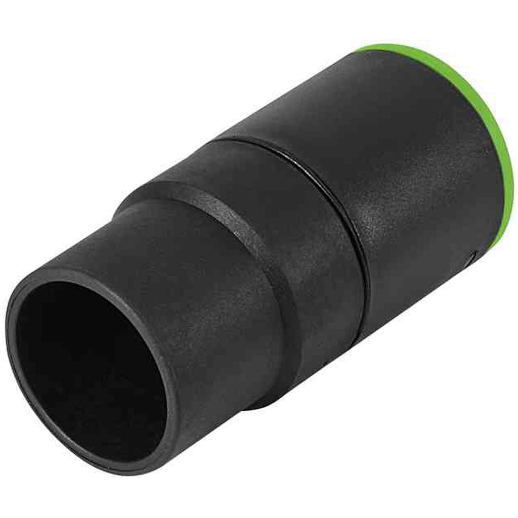 D36mm reducing sleeve connects hose to tools w/ D36 port & Festool cleaning accessories. Rotates freely to eliminate tangles.