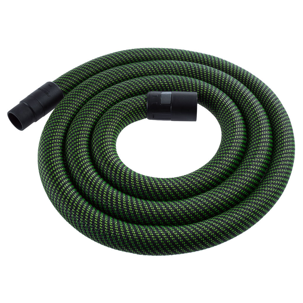 This premium tapered D36mm dust extraction hose is durable and flexible with a smooth outside to prevent it from catching.
