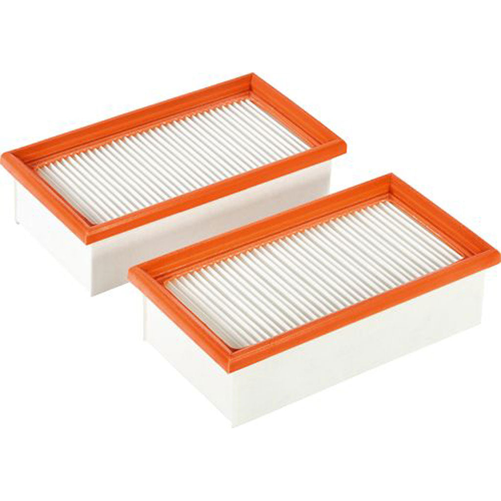 Pair of longlife main filters for CT 22 and CT 33 made of tough wear-resistant fabric filter particles down to 1 micron.