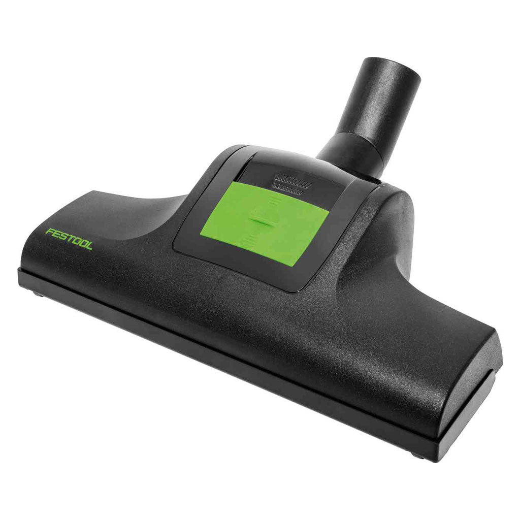 Turbo Brush head is 10-5/8" (270 mm) wide and runs on four casters and is suitable for carpet and hard surfaces.