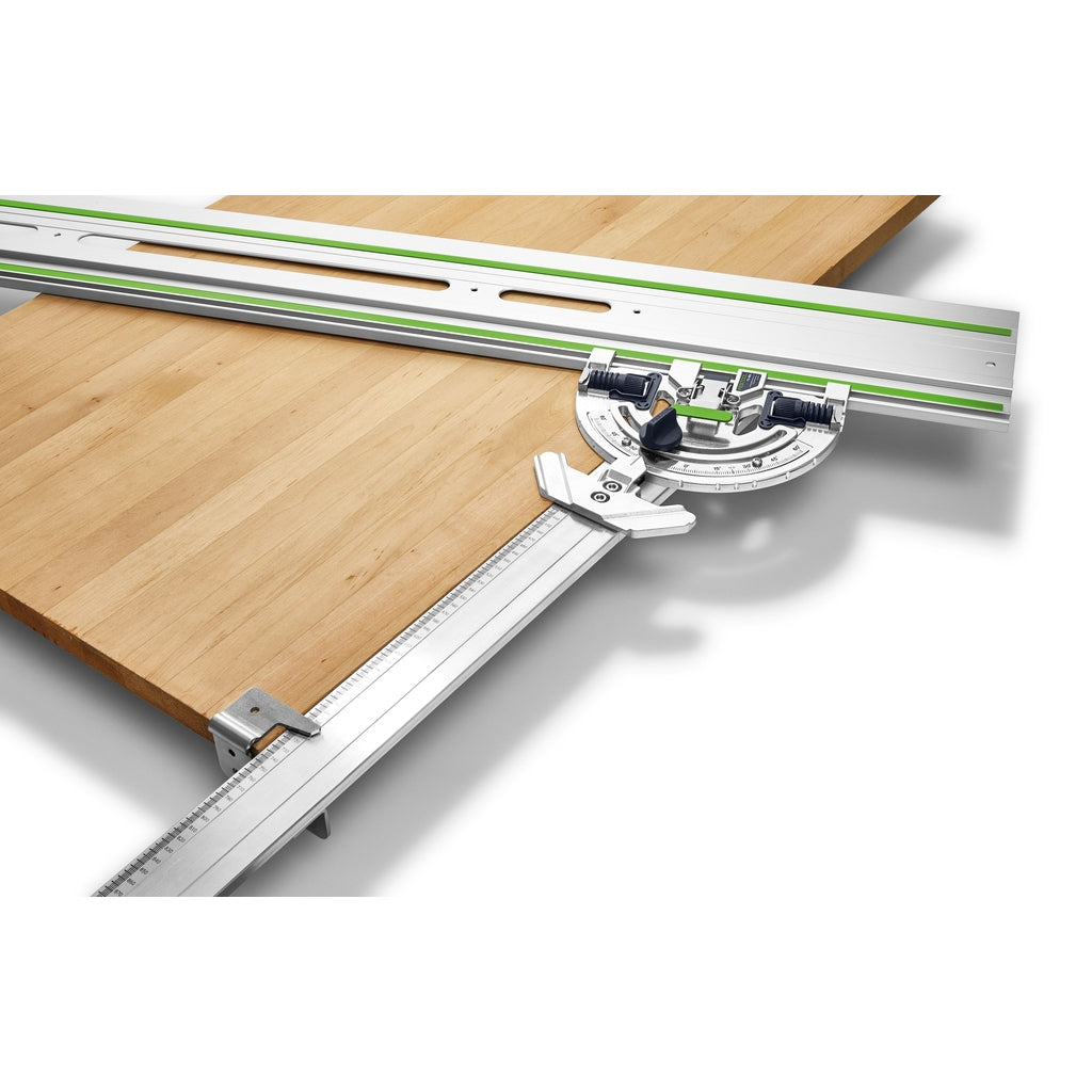 Festool aluminum Guide Extension attaches to the FS-WA Angle Stop to increase the registration surface on large workpieces.