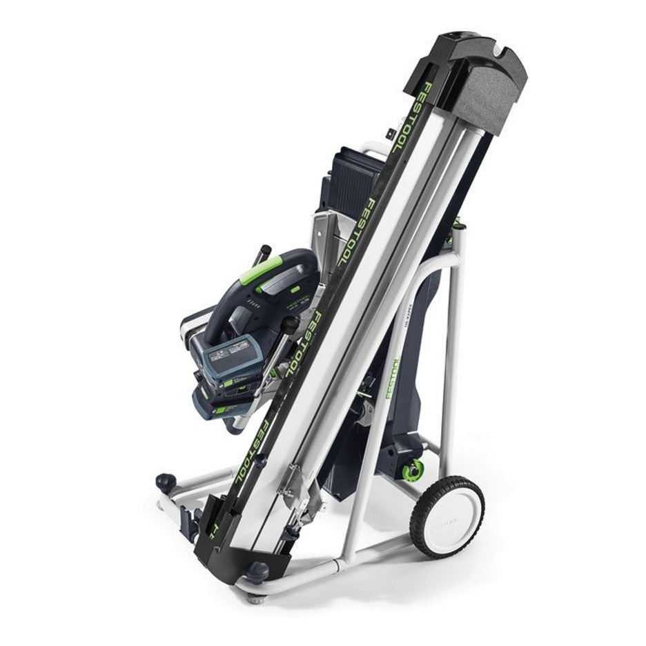 Festool Mobile Base with Extensions for KSC 60 UG-KA-KS 60-Set 202055 stowed for transit with saw
