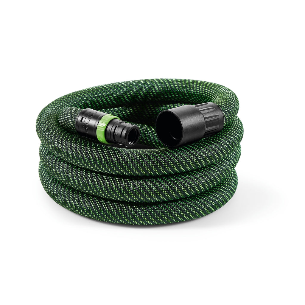 This premium dust extraction hose is durable and flexible with a smooth outside to prevent it from catching. D27mm tool end.