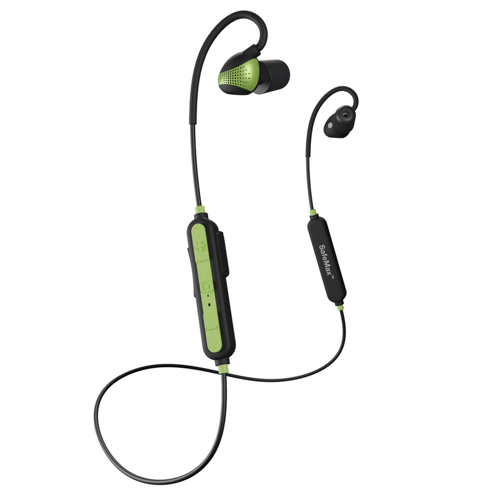 ISOtunes PRO Aware Bluetooth Earbuds showing control module on right side of wire.